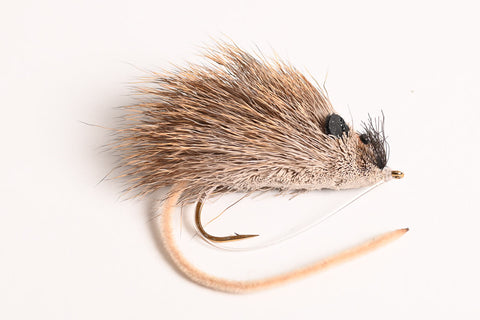 Deer Hair Mouse Rat Streamer Fly - #6