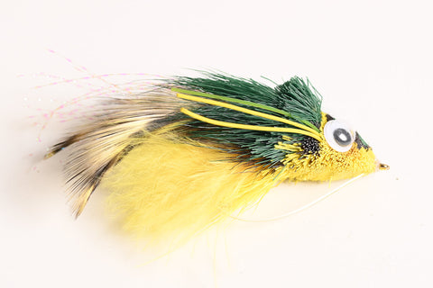 Deer Hair Swimming Frog Streamer Fly - #6