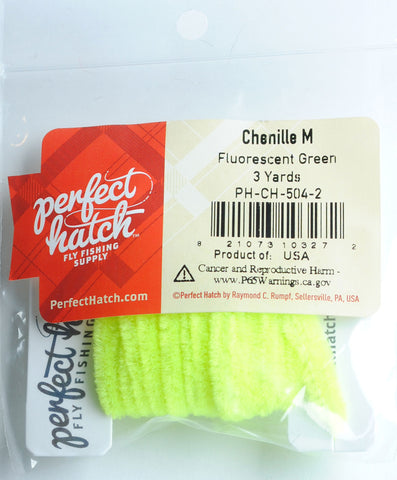 Fluorescent Chenille, Fly Tying